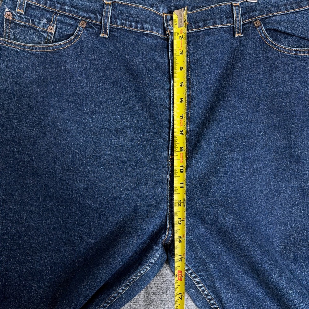 Vintage Levi's 550 Jeans Womens 24 Relaxed Tapered Leg High Rise Dark Wash Denim - Picture 11 of 13